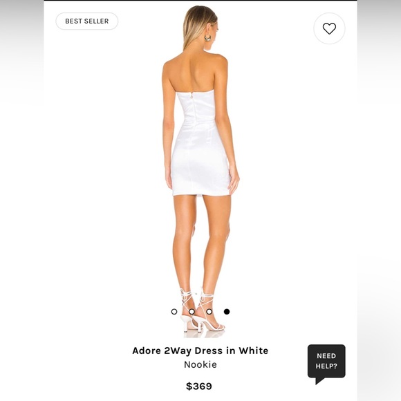 Nookie Adore 2Way Dress in White - Picture 4 of 7